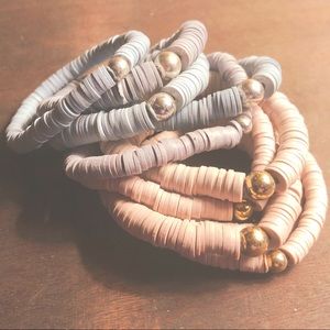 2 Sets Multiple NWOT Free People Stretch Bracelets